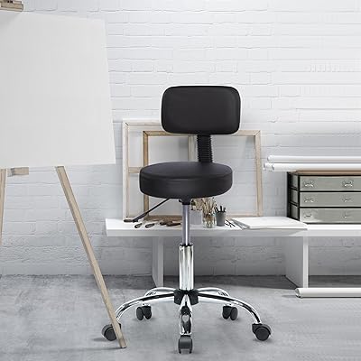 Naomi Home Mara Drafting Stool Black