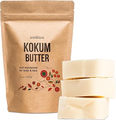 Better Shea Butter Raw Kokum Butter 1 lb Block