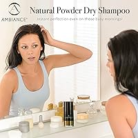Ambiance Natural Dry Shampoo Powder & Brush for Dark Hair - Brunette Tinted — image 3
