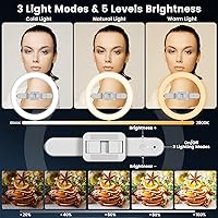 AIXPI Ring Light with Overhead Phone Mount 10″ — image 6