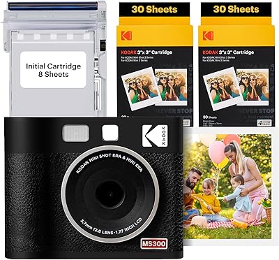 Kodak Mini Shot 3 ERA Instant Camera and Photo Printer
