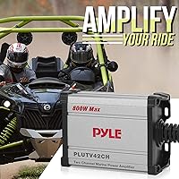 Pyle PLUTV42CH Marine Speakers with Amplifier — image 5
