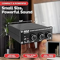 Pyle PDA22BT Compact Home Audio Amplifier with Bluetooth 5.0 — image 3