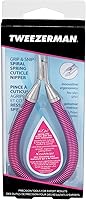 Tweezerman Grip & Snip Spiral Spring Cuticle Nipper (Blue/Pink) — image 9