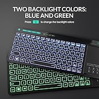 Rii RT518S Wireless and Bluetooth Keyboard — image 5