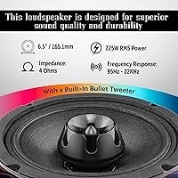Black Diamond DIA-XT6 6.5″ 2-Way MidRange Loudspeaker — image 3