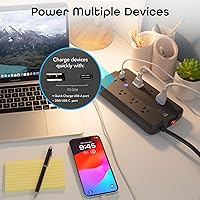 Geeni Smart Plug Power Strip 6-Outlet with USB Ports — image 4