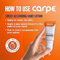 Carpe Sweat Absorbing Hand Lotion (2-Pack) Warm Vanilla — image 4