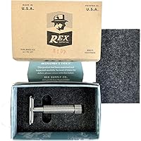 Rex Supply Co. Rex Envoy 3-Piece Double-Edge Safety Razor — image 2