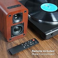 RIOWOIS DS6701NP Powered Bluetooth Bookshelf Speakers — image 5