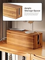 Tidita Acacia Wood Cable Management Box 16″ L — image 4