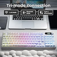 OHY K98 White Gaming Keyboard — image 6