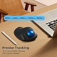 PORLEI TM550 Wireless Trackball Mouse — image 5