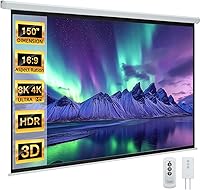 YODOLLA 150″ Motorized Projector Screen 16:9 — image 1