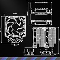 Cooler Master Hyper 622 Halo White Dual Tower CPU Air Cooler — image 3