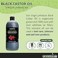 GreenIVe Jamaican Black Castor Oil 32oz — image 4