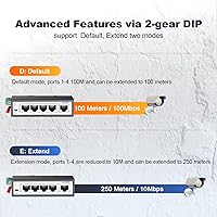 YuLinca 5-Port Mini PoE+ Industrial Switch — image 7