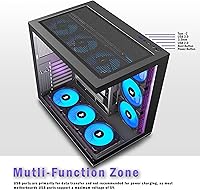 AMANSON H9 ARGB Mid Tower PC Case — image 4