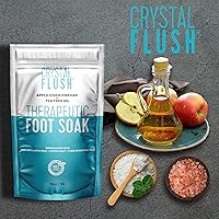 Crystal Flush Foot Soak with Apple Cider Vinegar, Tea Tree Oil & Pink Himalayan Salt 16oz — image 6