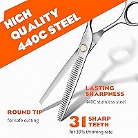 Sirabe Professional Hair Thinning Shears 6.7″ — image 2