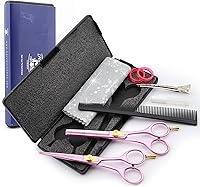 Haryali London Hairdressing Scissors Set - 6 Inches Pink — image 7