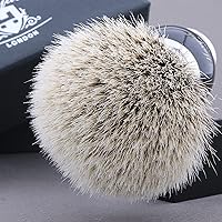 Haryali London Synthetic Silver Tip Badger Hair Shaving Brush with Stand — image 4