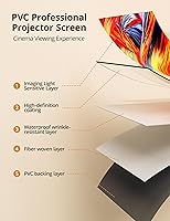 HYZ 80-inch Projector Screen with Stand — image 2