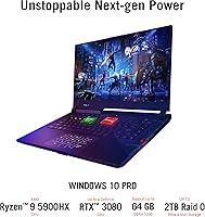 ASUS ROG Strix Scar 15 (2021) Gaming Laptop, Ryzen 9 5900HX, RTX 3080, 16GB RAM, 1TB SSD — image 5