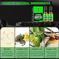 First Melody Beard Oil with Biotin, Castor, Argan & Jojoba Oils, 2 Pack (1oz each) — image 4