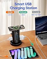 Kakyanill Power Strip Tower TS5-BK-6-24W — image 5