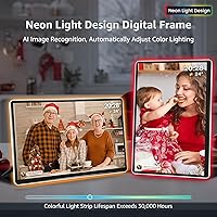 ApoloSign 14″ Neon Light Digital Picture Frame — image 3