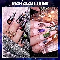 noirwhite Cat Eye Gel Nail Polish 12 Colors 9D Chameleon Magnetic Set 7ml — image 6