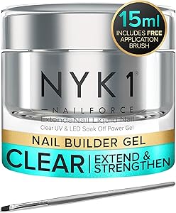 NYK1 Strengthening Clear Builder Gel for Nails 15mL Review