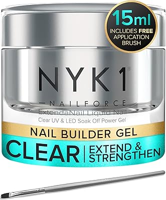 NYK1 Strengthening Clear Builder Gel for Nails 15mL
