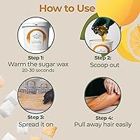 Nature's Sugar Wax Sugaring Paste for Legs, Back, Arms, Chest (1 All Purpose, 1 Firm) — image 7