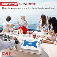 Pyle PLMRA630BT 6-Channel Bluetooth Marine Amplifier — image 7