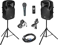 PRORECK Party 12 1000W Powered PA Speaker System — image 1
