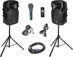 PRORECK Party 12 1000W Powered PA Speaker System Review