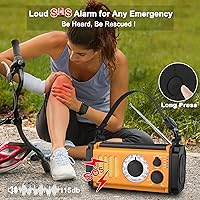 AXYEBI 48100mWh Crank Emergency Weather Radio — image 6