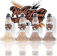 World Famous Tattoo Ink Skintone 4 Count Set, 4 fl oz — image 6