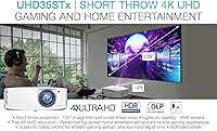 Optoma UHD35STX 4K UHD Short Throw Gaming Projector — image 2