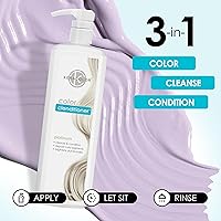 Keracolor Color + Clenditioner 3-in-1 Color-Depositing Conditioner, Platinum, 33.8 Fl Oz — image 4