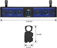 BOSS Audio Systems BRT26RGB ATV UTV Sound Bar — image 3