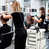 TASALON Salon Trolley Cart with Lock, 6 Lockable Trays, White — image 7