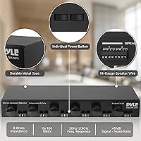 Pyle PLSHVC612 6-Channel Stereo Speaker Selector — image 5