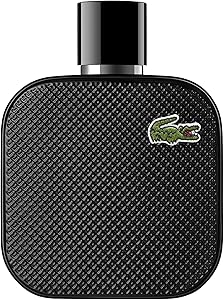 Lacoste Eau de Toilette Spray for Men, Eau De Lacoste L.12.12 Noir, 3.3oz