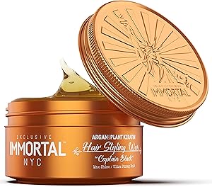 Immortal NYC Captain Black Hair Wax 5.07oz Review