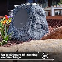 Victrola Outdoor Rock Speaker Pair - Solar Powered, Bluetooth — image 4