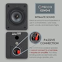 Micca COVO-S 2-Way Passive Bookshelf Speakers — image 2