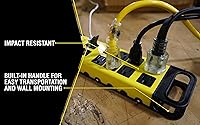 Yellow Jacket 5148 8-Outlet Power Block with 2 USB Ports — image 6